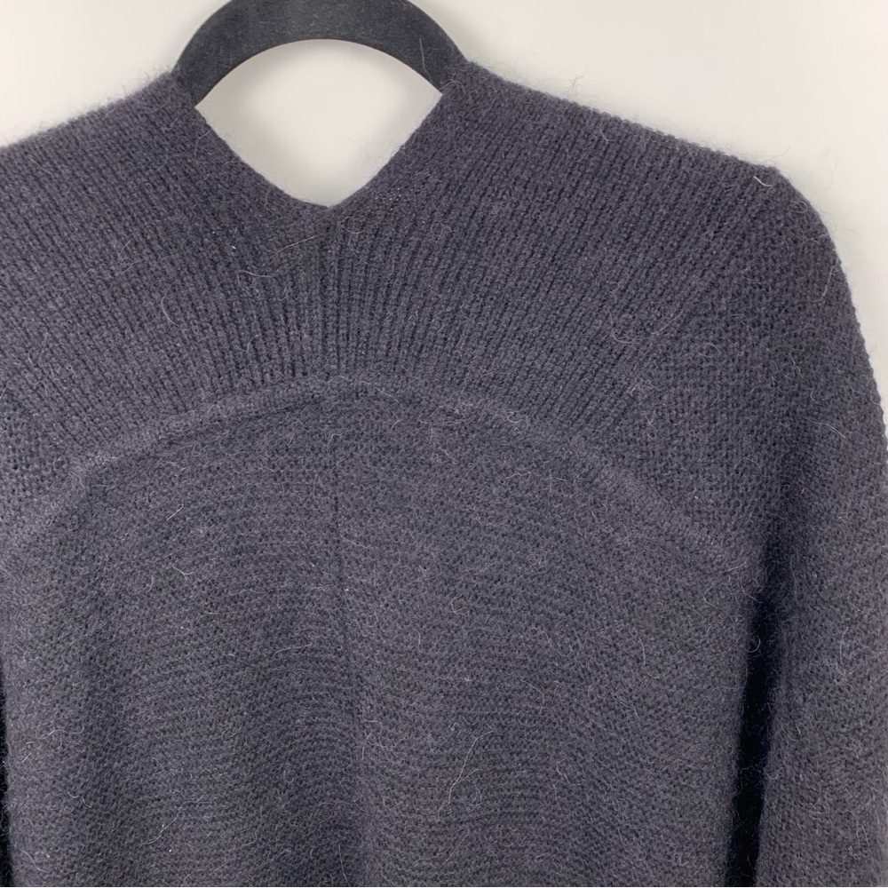 Aritzia The Group Babaton XXS/XS Black Javier Cocoon Mohair Alpaca Wool Cardigan - Picture 6 of 9